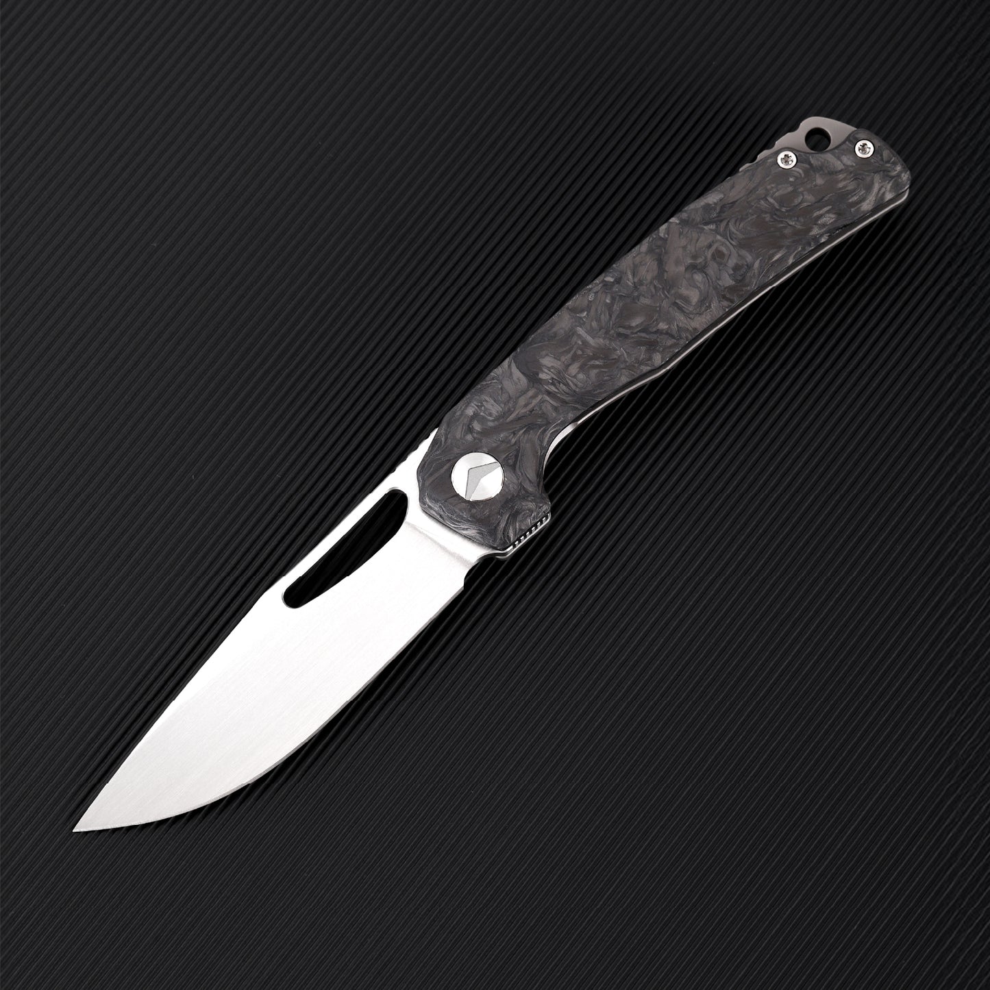 FerraMonster FERROX FM23006-B Dark Matter Black FatCarbon handle
