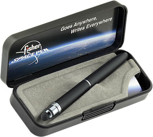 Fisher Black Bullet Grip Space Pen with Stylus
