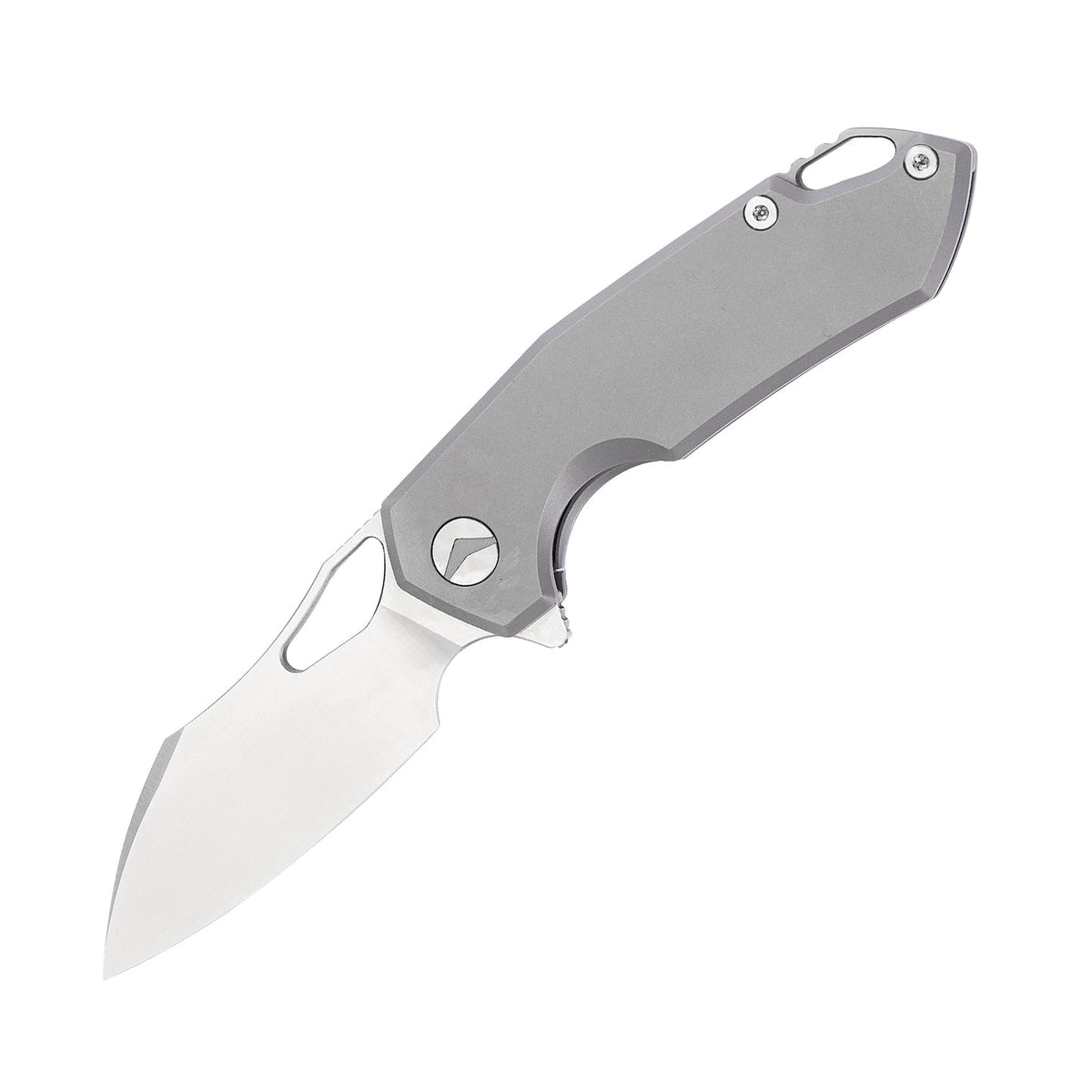 FerraMonster Glideman FM23003-B front view – 3.05″ satin M390 drop point folding knife