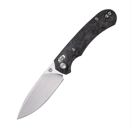 FerraMonster Spectrum FM23004-C front view – 3.31″ hand-rubbed satin M390 drop point folding knife