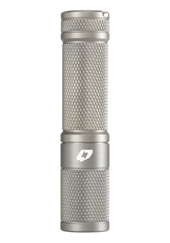 FOURSEVENS Mini MA Satin Titanium 90 Lumen 1 x AA CREE XP-G LED Flashlight