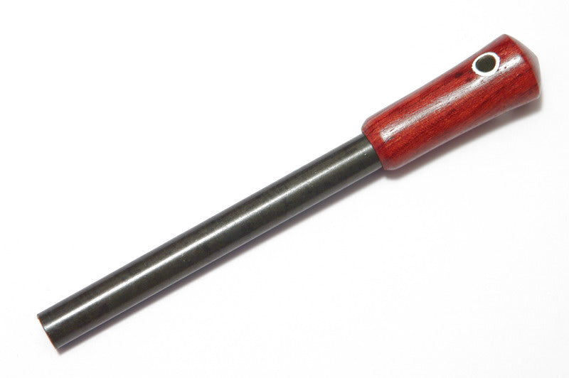 Hardwood Firesteel / Ferro Rod 3/8" - Bubinga