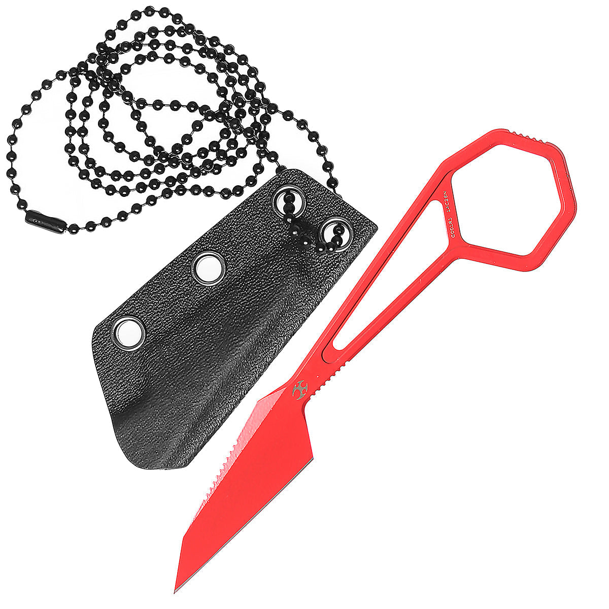 Kansept HEX G001R1 front view – 1.9" drop point fixed blade knife