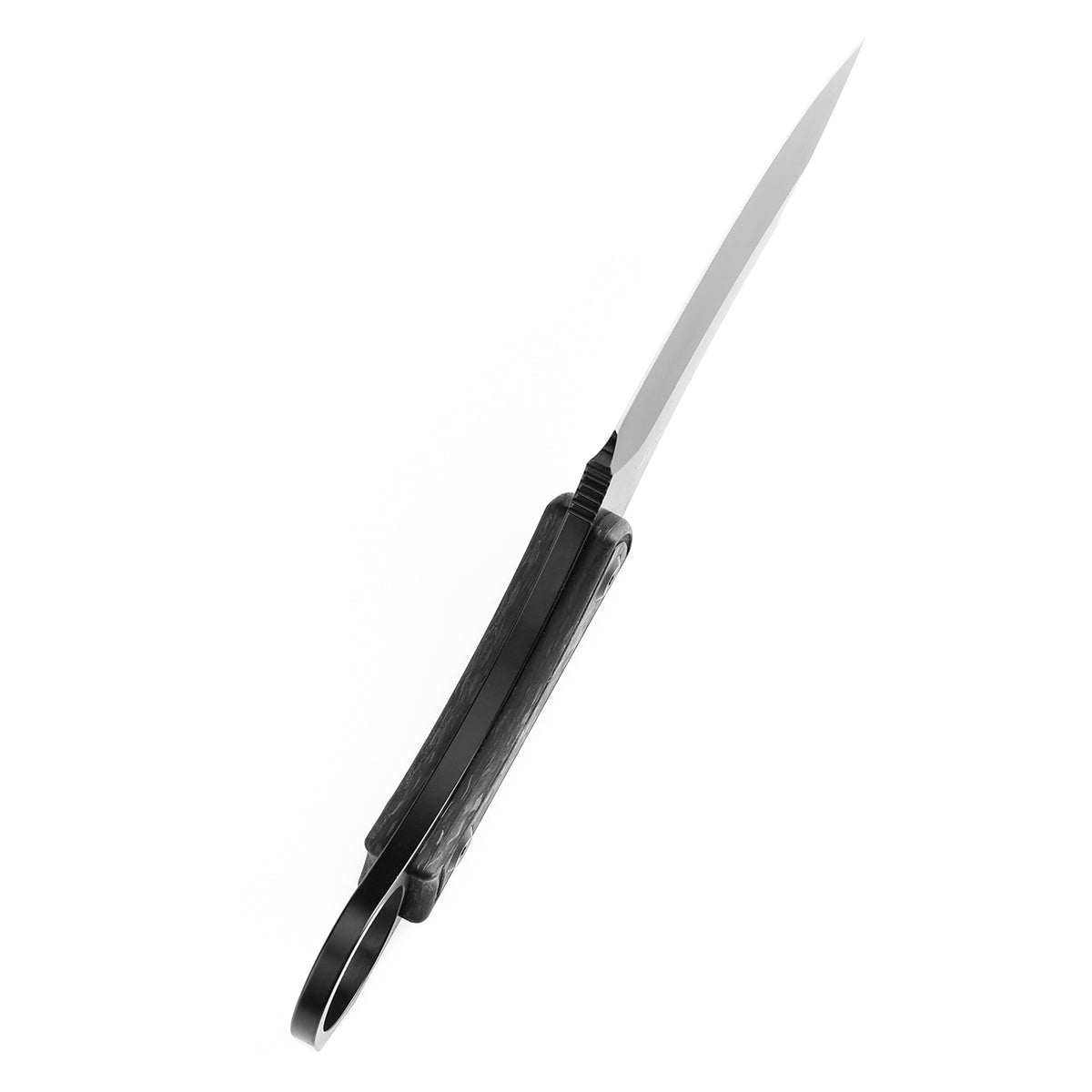 Kansept Niko G004A1 black Shred Carbon Fiber handle detail