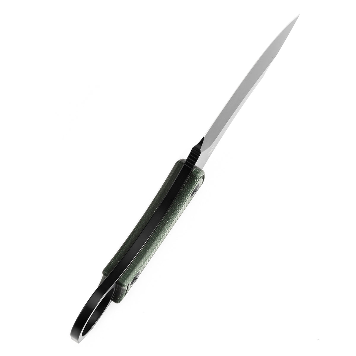 Kansept Niko G004A2 green Micarta handle detail
