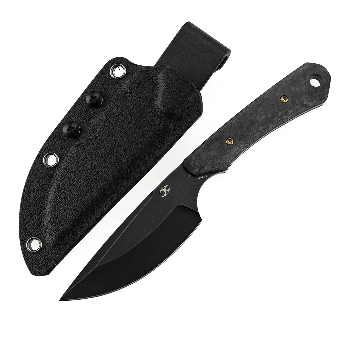 Kansept Flank G006A1 front view – 3.69" drop point fixed blade knife