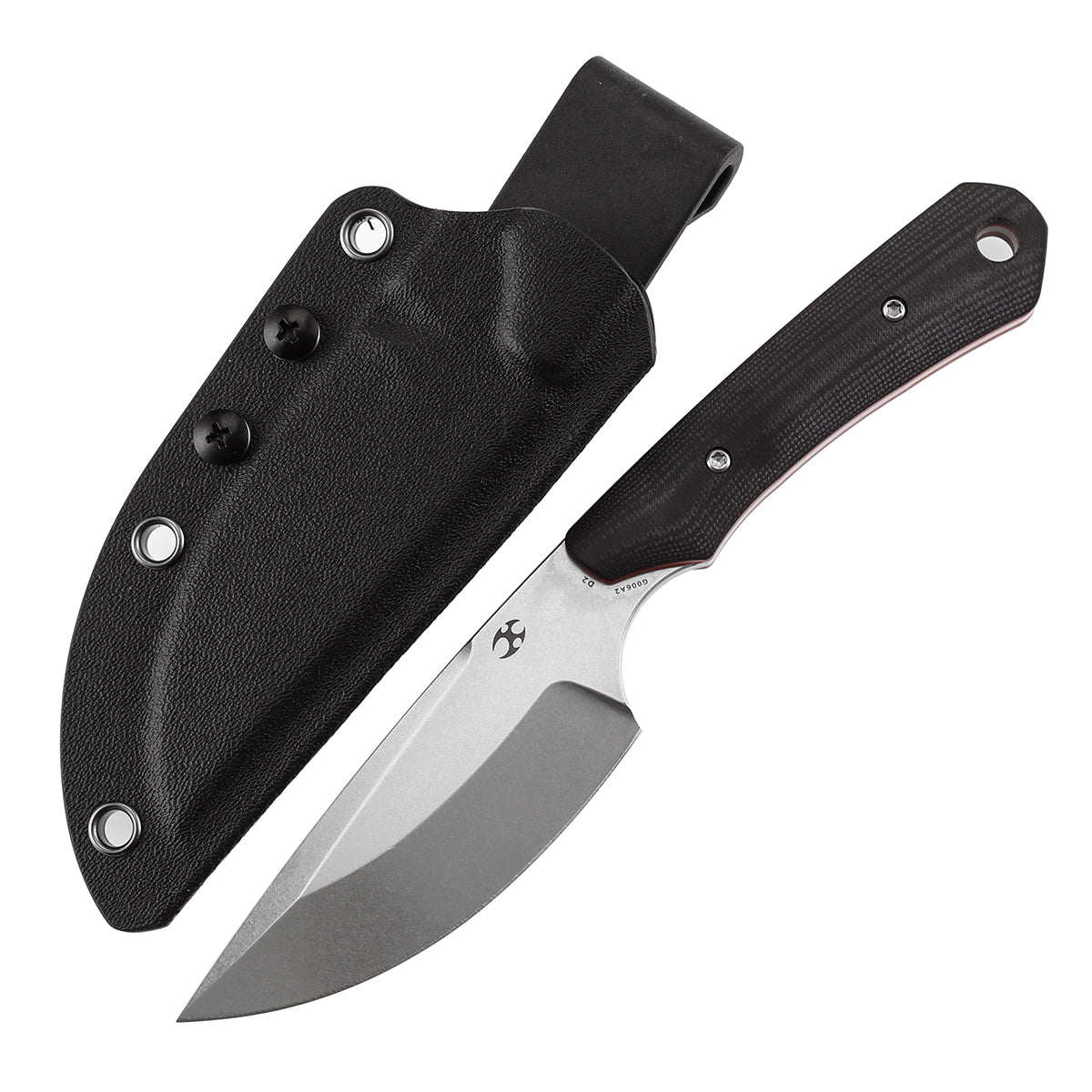 Kansept Flank G006A2 front view – 3.69" drop point fixed blade knife