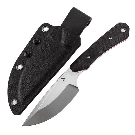 Kansept Flank G006A2 front view – 3.69" drop point fixed blade knife