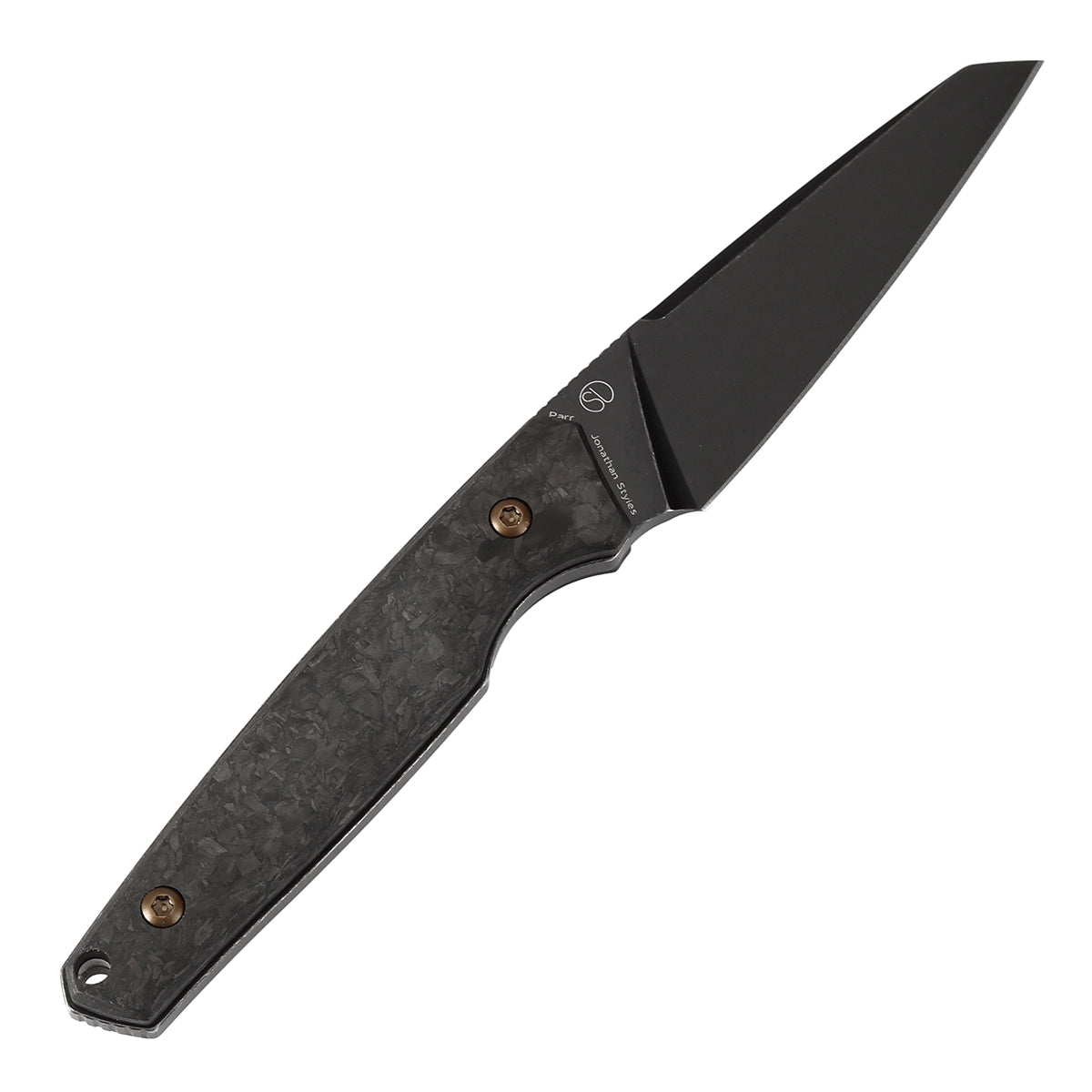 Kansept Parr G011A1 shred carbon fiber handle detail