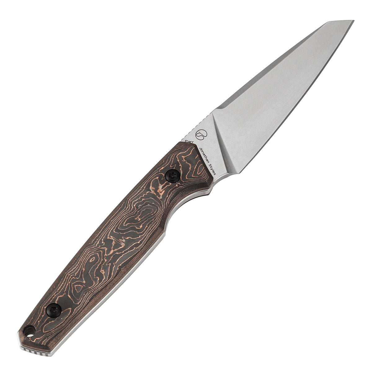 Kansept Parr G011A2 copper carbon fiber handle detail