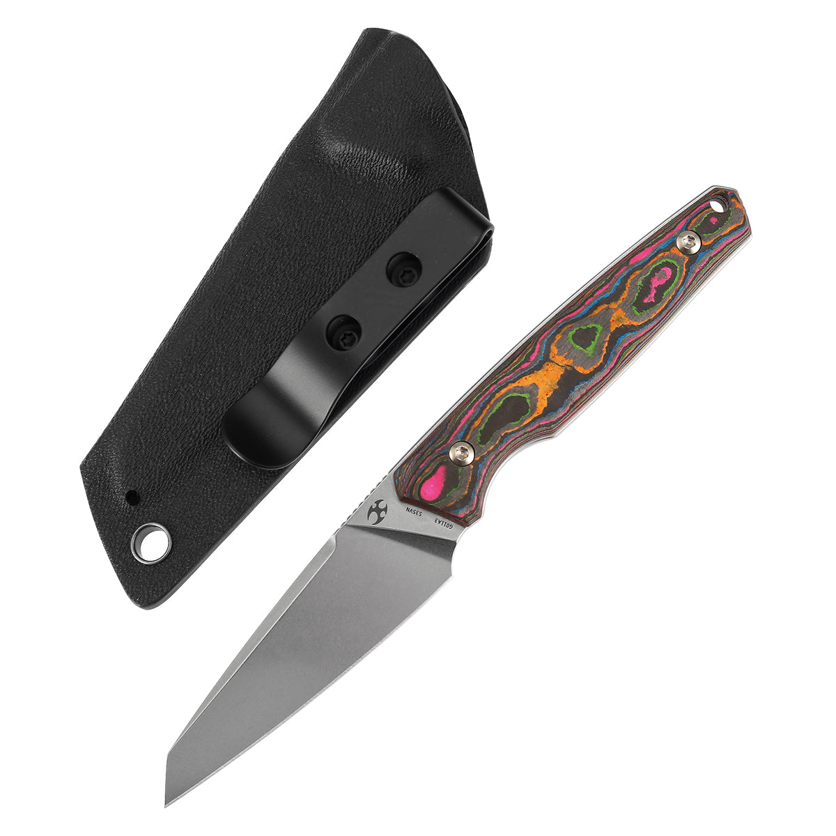 Kansept Parr G011A3 front view – 2.41" drop point fixed blade knife