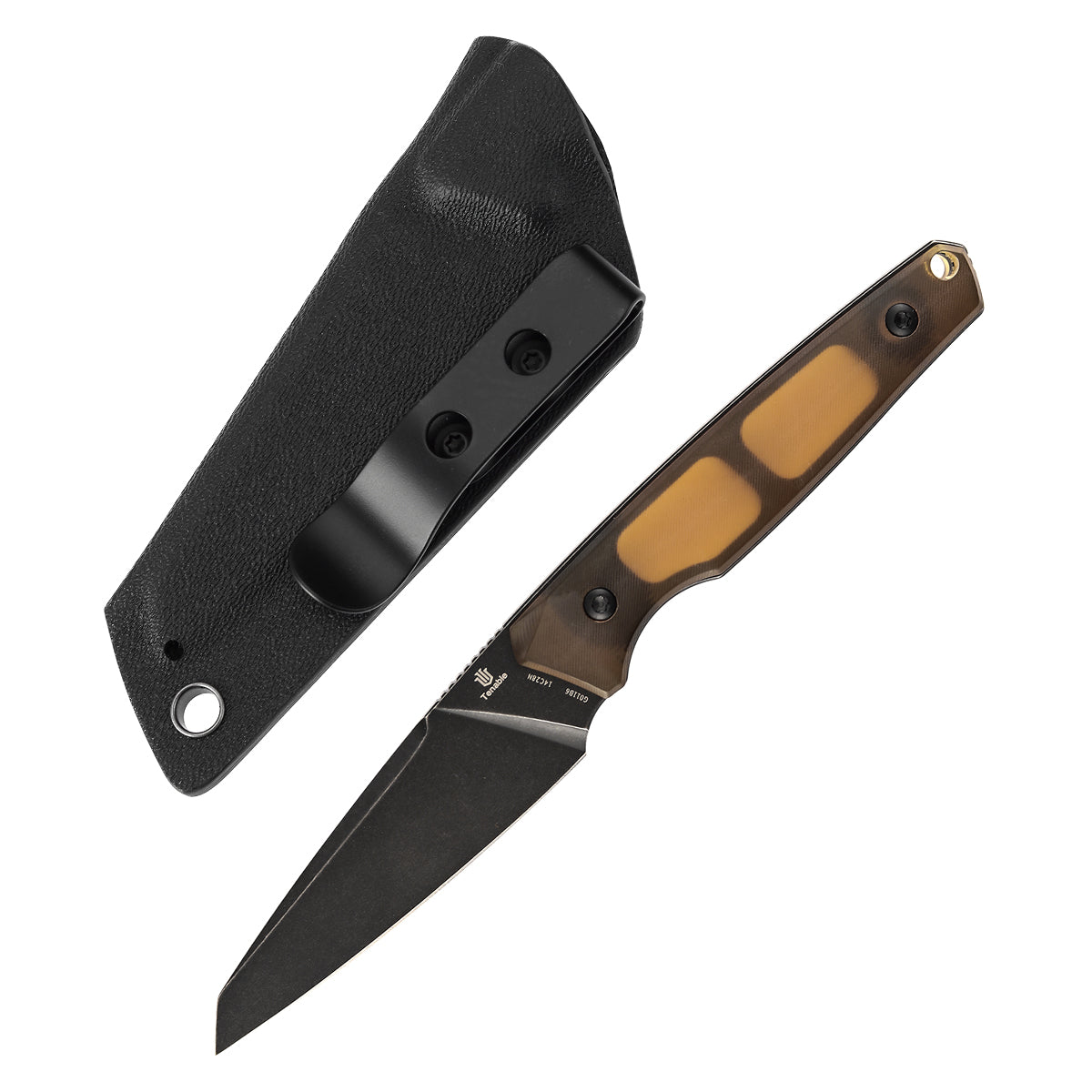 Tenable Parr G011B6 front view – 2.87" reverse tanto fixed blade knife