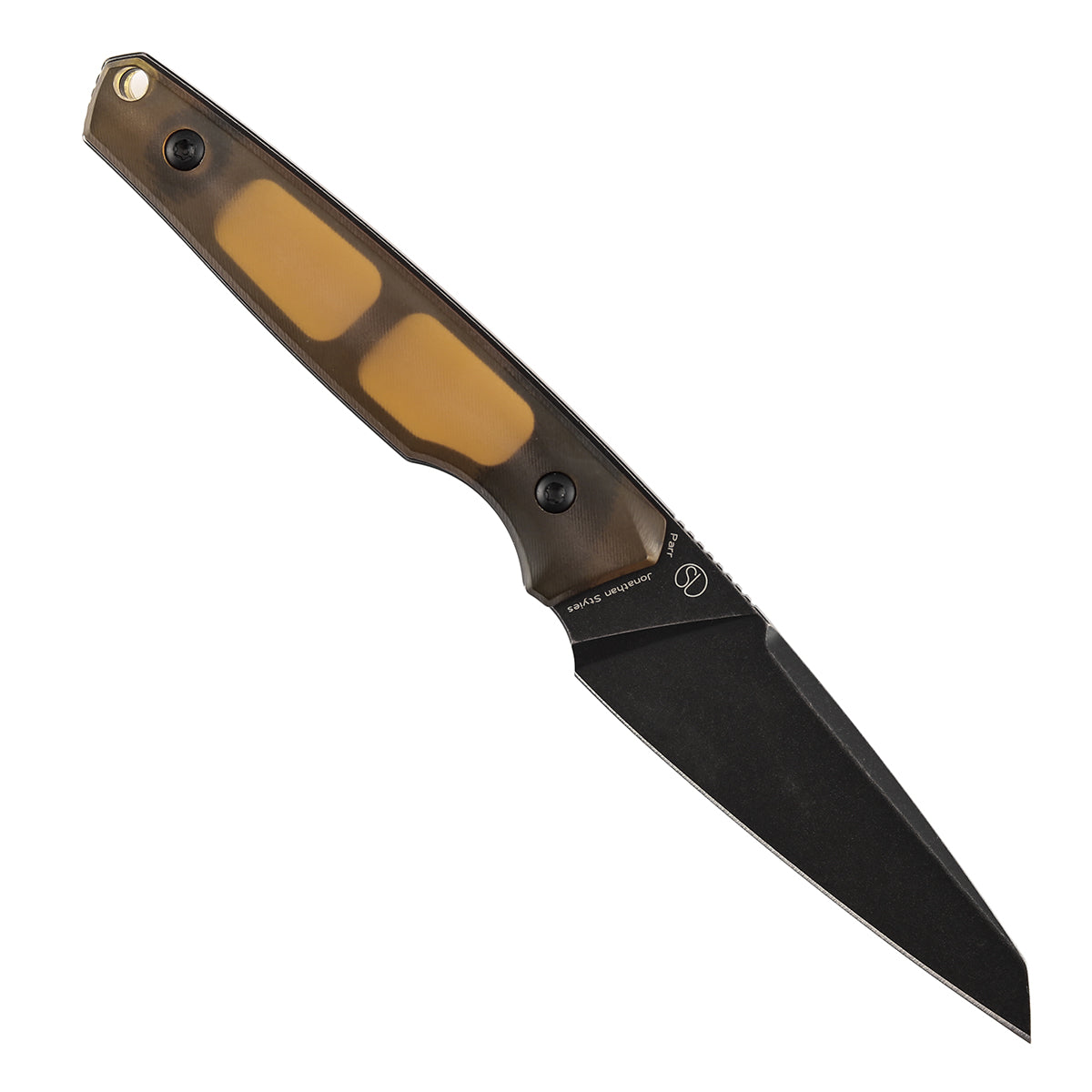 Tenable Parr G011B6 Amber PEI/Ultem handle detail