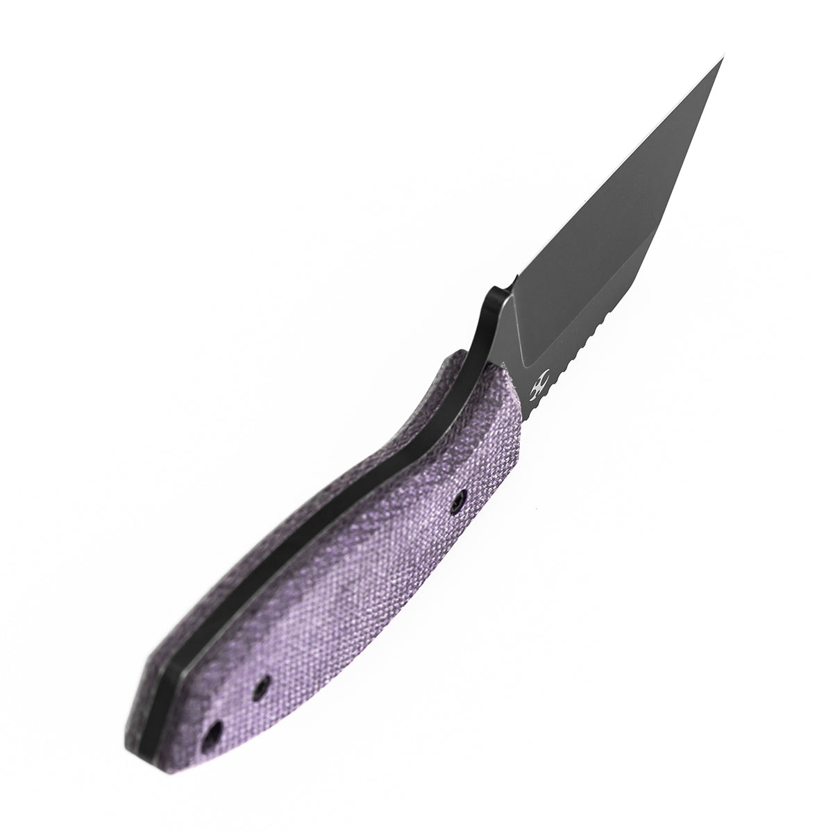 Kansept Siafu G016A1 purple Micarta handle detail