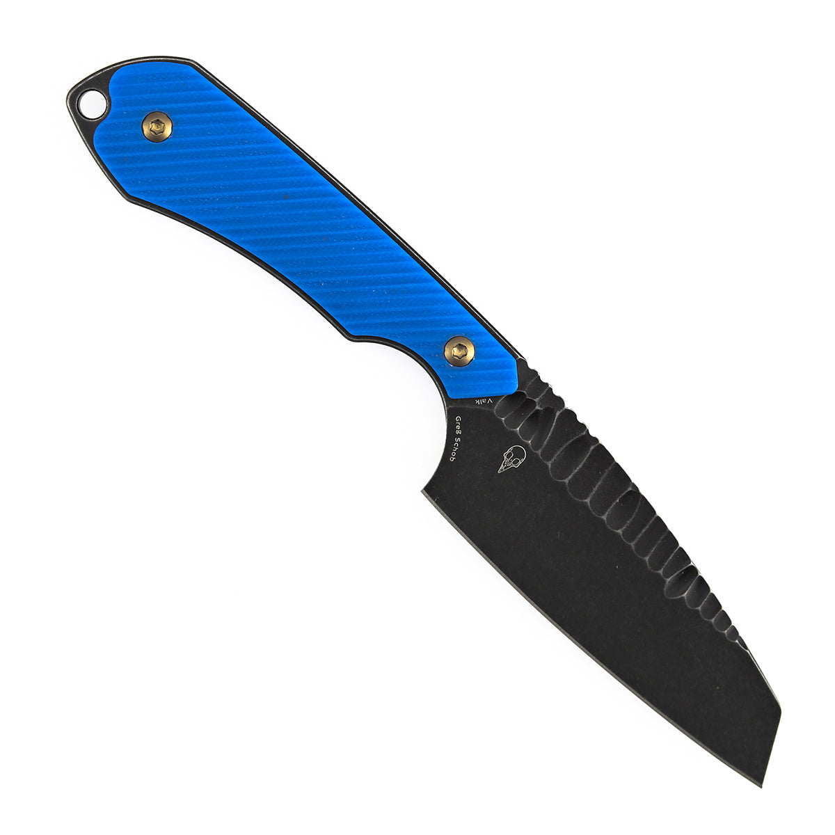 Kansept Valk G019A4 dark blue G10 handle detail