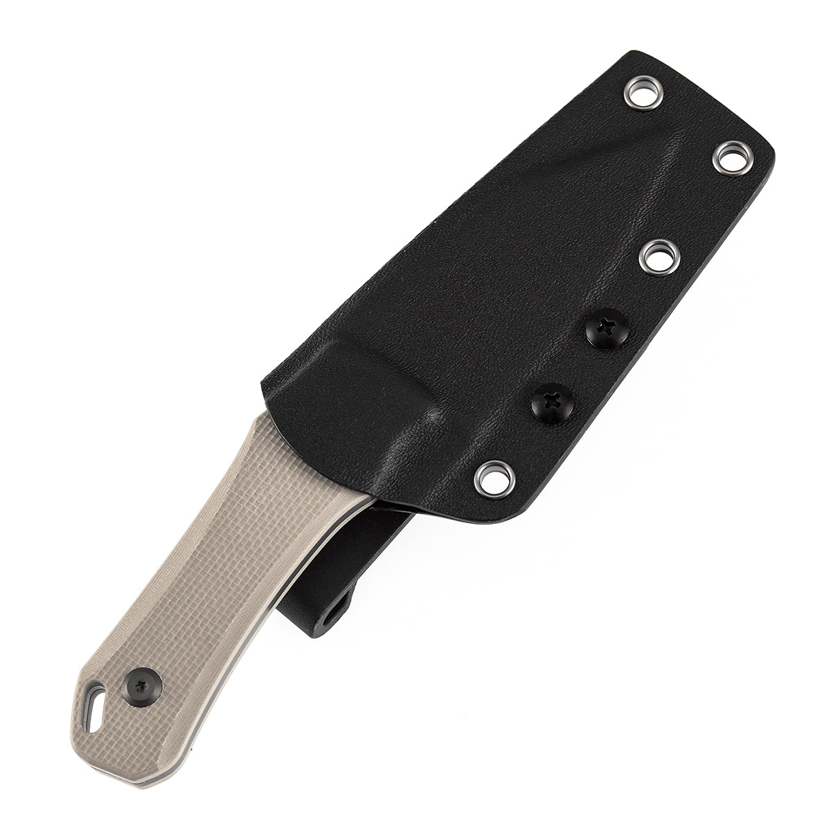 Tenable Loki G1058A1 blade detail – 2.99″ Gray TiCn coated D2 wharncliffe flat grind