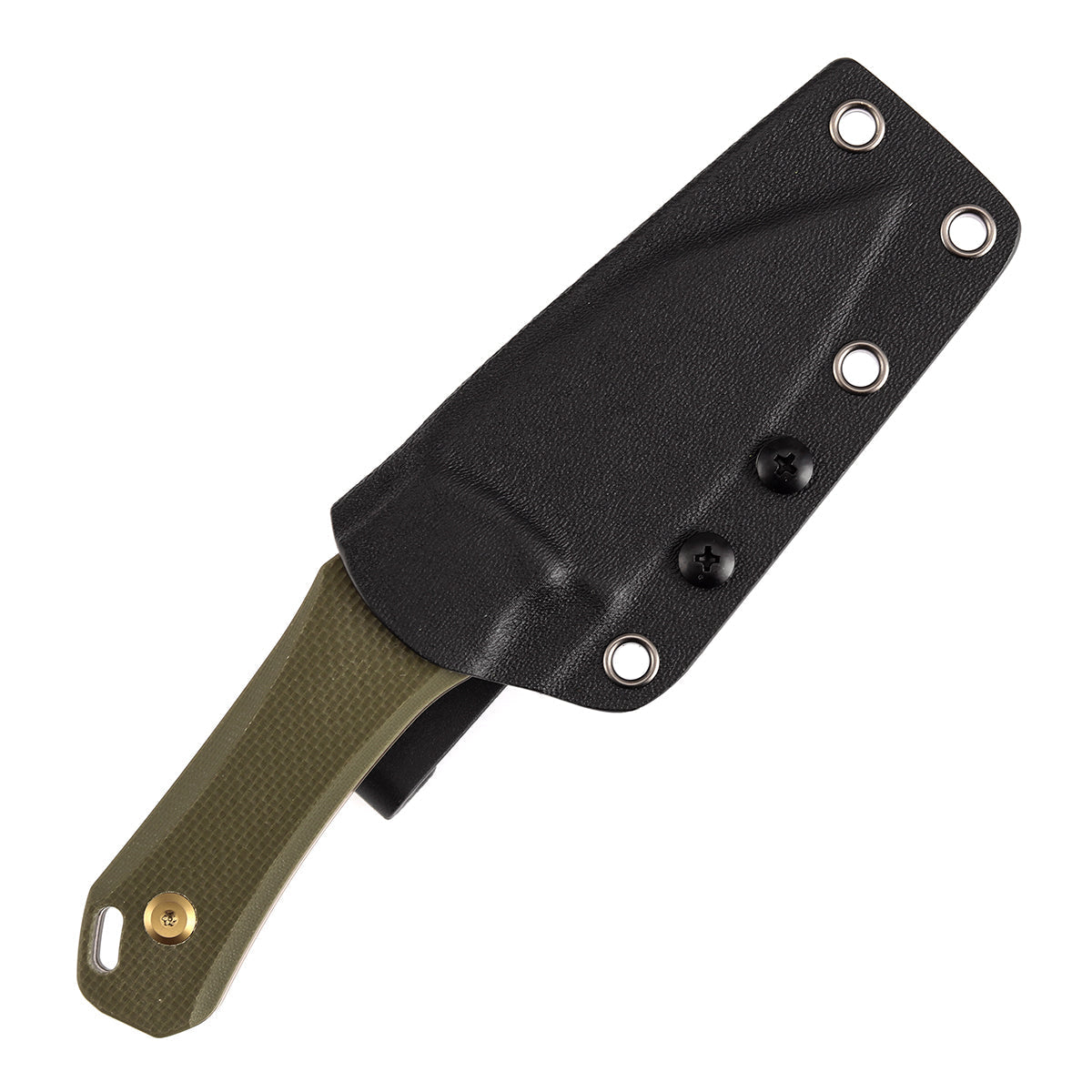 Tenable Loki G1058A3 blade detail – Rose Gold D2 wharncliffe