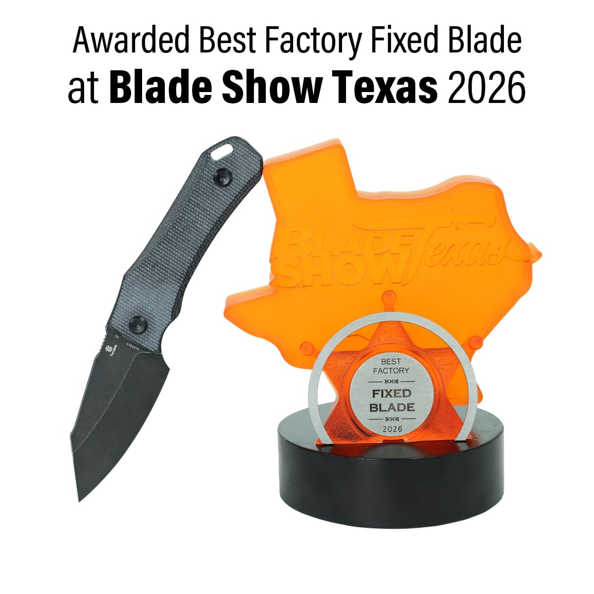 Tenable Loki G1058A4 – Best Factory Fixed Blade, Blade Show Texas 2026, Steven Dunnuck design