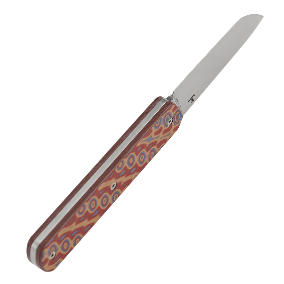 Tenable Foosa G2020A2 Vortex Micarta handle detail