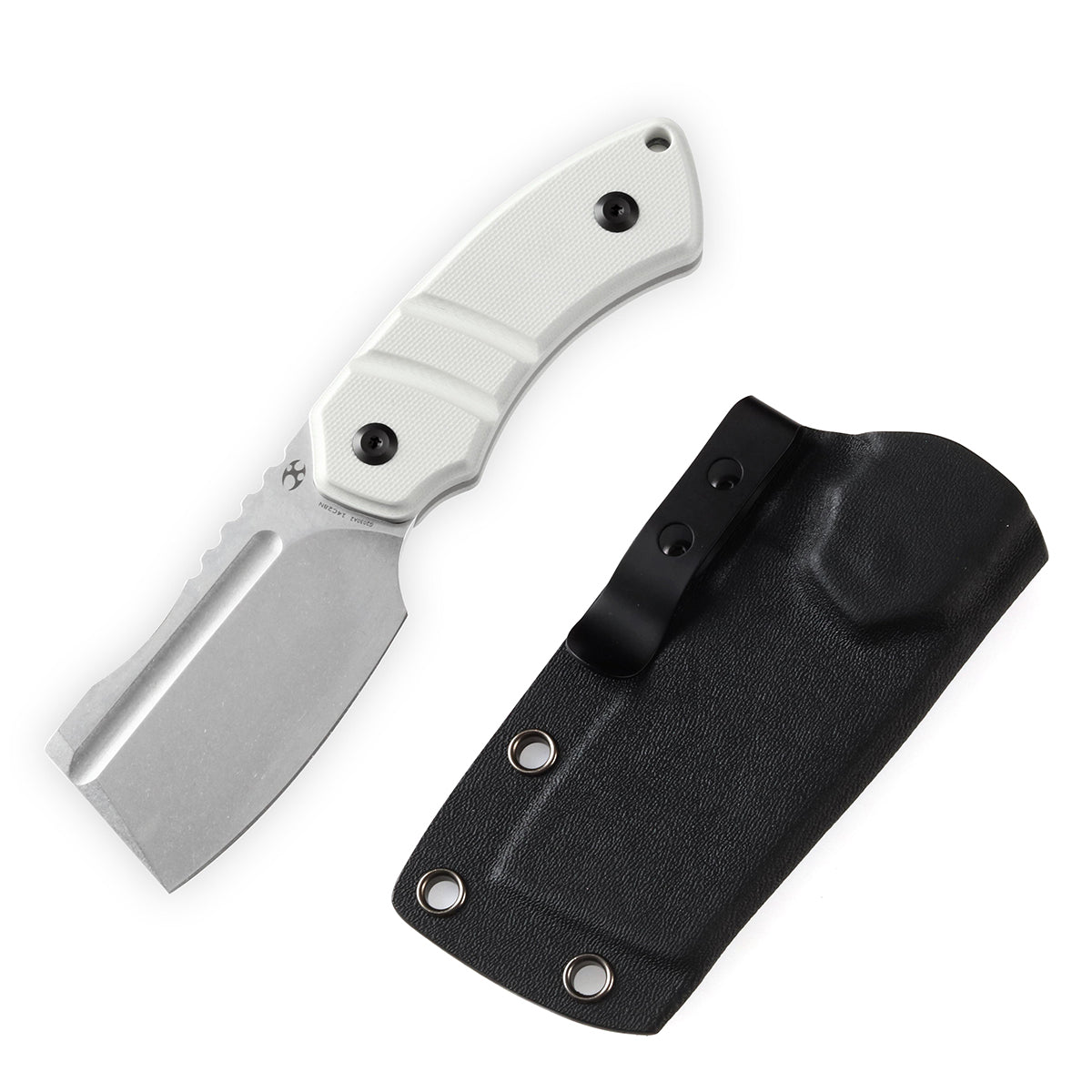 Kansept Korvid S G2030A2 front view - 2.9" cleaver fixed blade knife