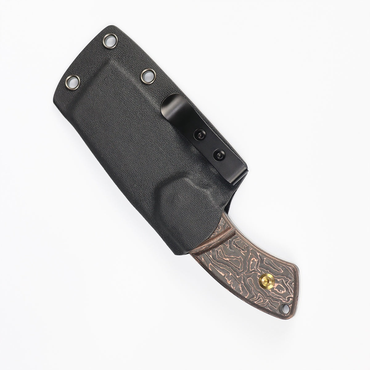 Kansept Korvid S G2030A7 copper carbon fiber handle detail