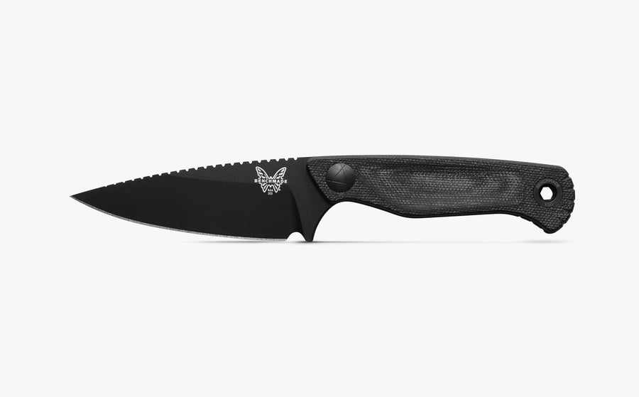 Benchmade Dacian 203BK-02 with ambidextrous leather and Boltaron sheath