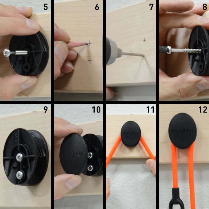 Nite Ize Gear Tie Mounting Docks - Large