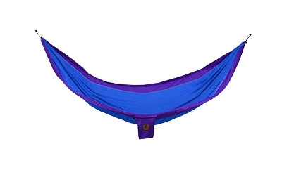 Grand Trunk Double Parachute Nylon Hammock- Ocean Blue/Purple