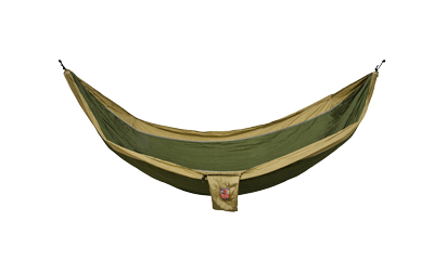 Grand Trunk Double Parachute Nylon Hammock- Olive/Khaki