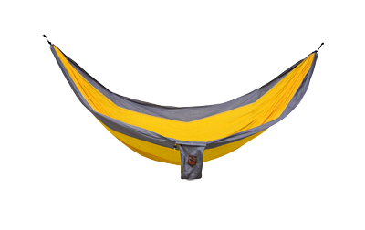 Grand Trunk Double Parachute Nylon Hammock- Orange/Silver