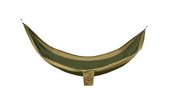 Grand Trunk Single Parachute Nylon Hammock- Olive Green/Khaki