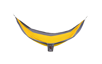 Grand Trunk Single Parachute Nylon Hammock- Orange/Silver
