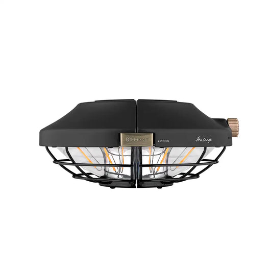 Olight Haloop Black 600 Lumen Rechargeable Camping Metal Light - Black