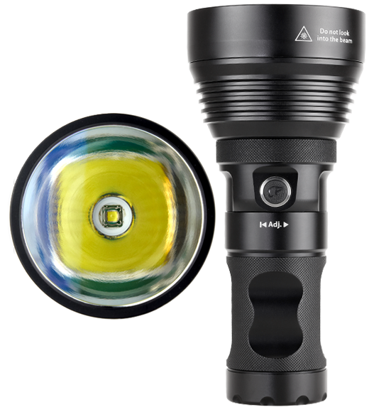 EagleTac MX25L4T 4 x 18650 / 8 x CR123A SST-90 2850 Lumen LED Flashlight