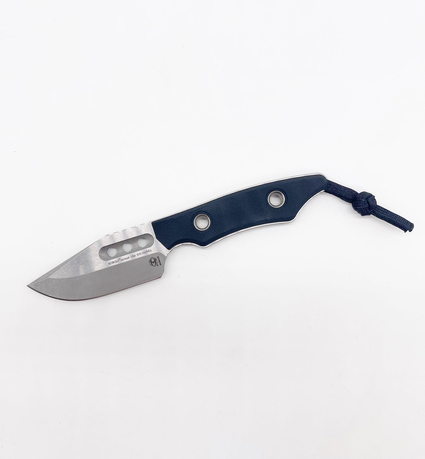 Heretic Kobold H065-5A-BLK-G10 – 2.8" MagnaCut Battleworn Fixed Blade (Black G10)