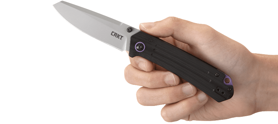 CRKT Montosa 7115 Folding Knife 3.2" 8Cr13MoV Steel Bead Blasted Blade G10 Handles