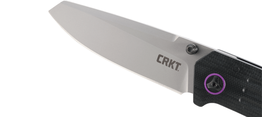 CRKT Montosa 7115 Folding Knife 3.2" 8Cr13MoV Steel Bead Blasted Blade G10 Handles