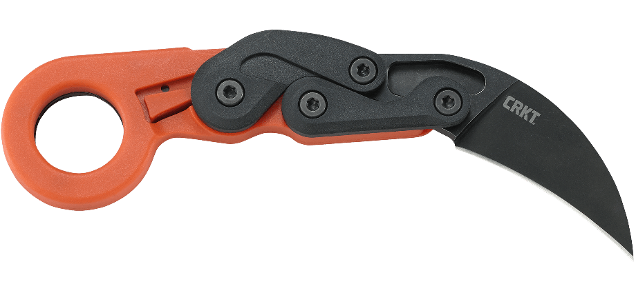 CRKT Provoke Orange Folding Karambit 2.47in Steel Blade - 4041O