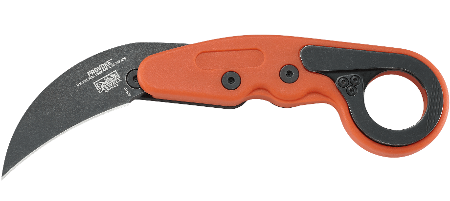 CRKT Provoke Orange Folding Karambit 2.47in Steel Blade - 4041O