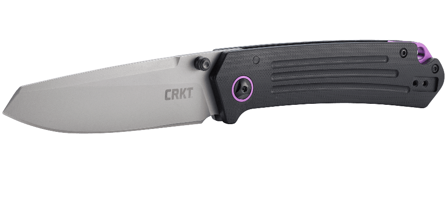 CRKT Montosa 7115 Folding Knife 3.2" 8Cr13MoV Steel Bead Blasted Blade G10 Handles