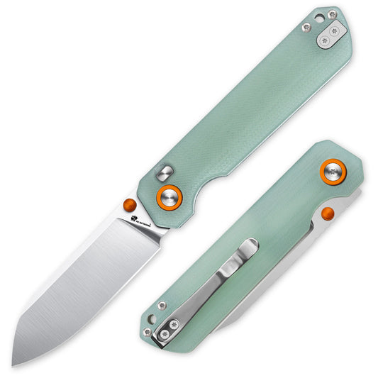 HX Outdoors HYLA ZD-120S front view – 2.91" 14C28N drop point folding knife