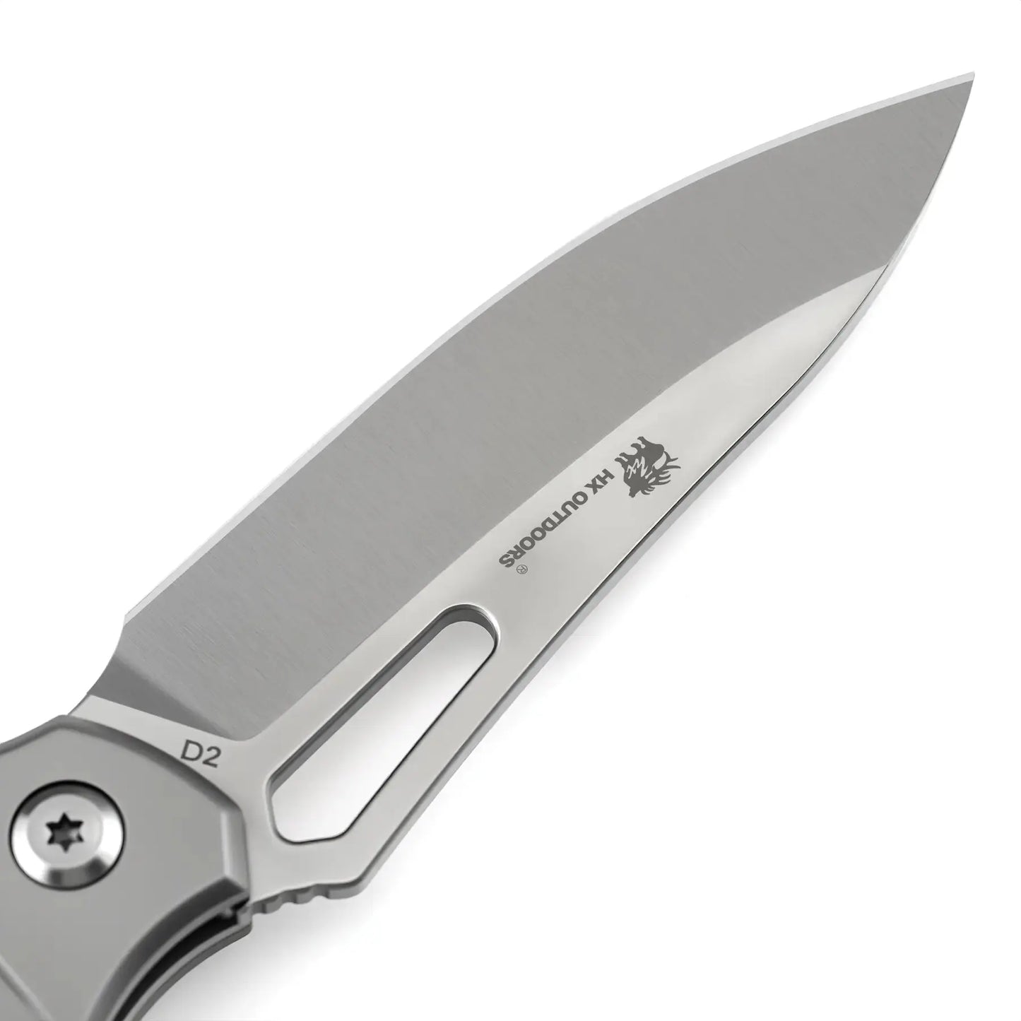 HX OUTDOORS Rock Fluorite TD-15T – 2.95" D2 Titanium Liner Lock Pocket Knife