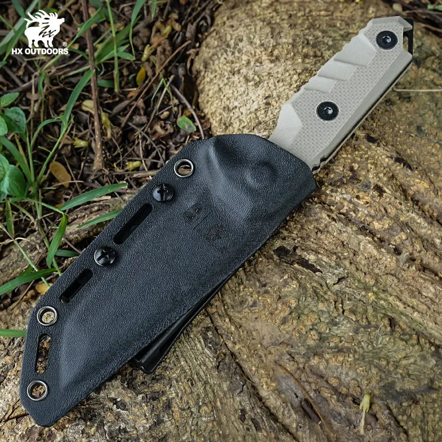 HX Outdoors SNIPERS D-183 official product photo – forged finish blade detail