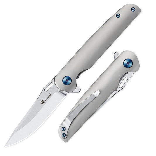 HX OUTDOORS VULCAN ZD-117S – 3.1" D2 Titanium Liner Lock Pocket Knife