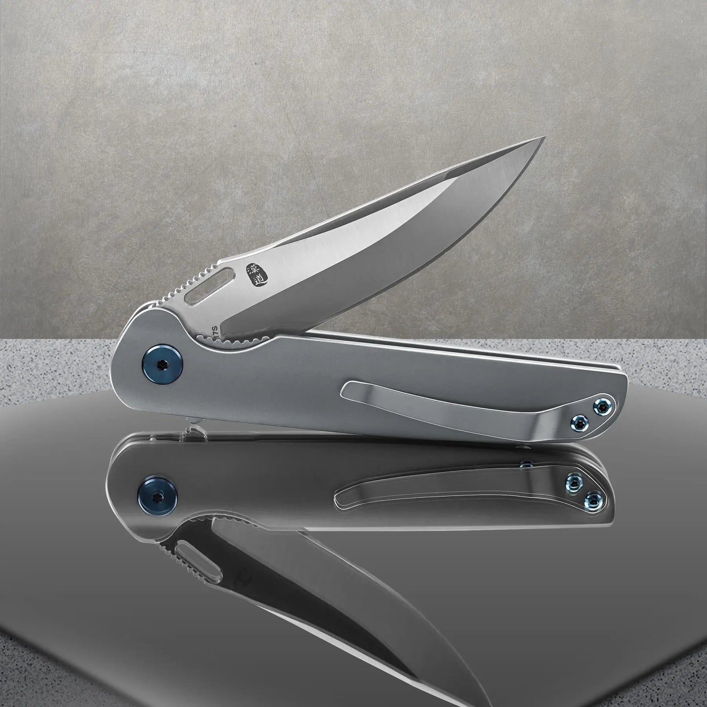HX OUTDOORS VULCAN ZD-117S – 3.1" D2 Titanium Liner Lock Pocket Knife