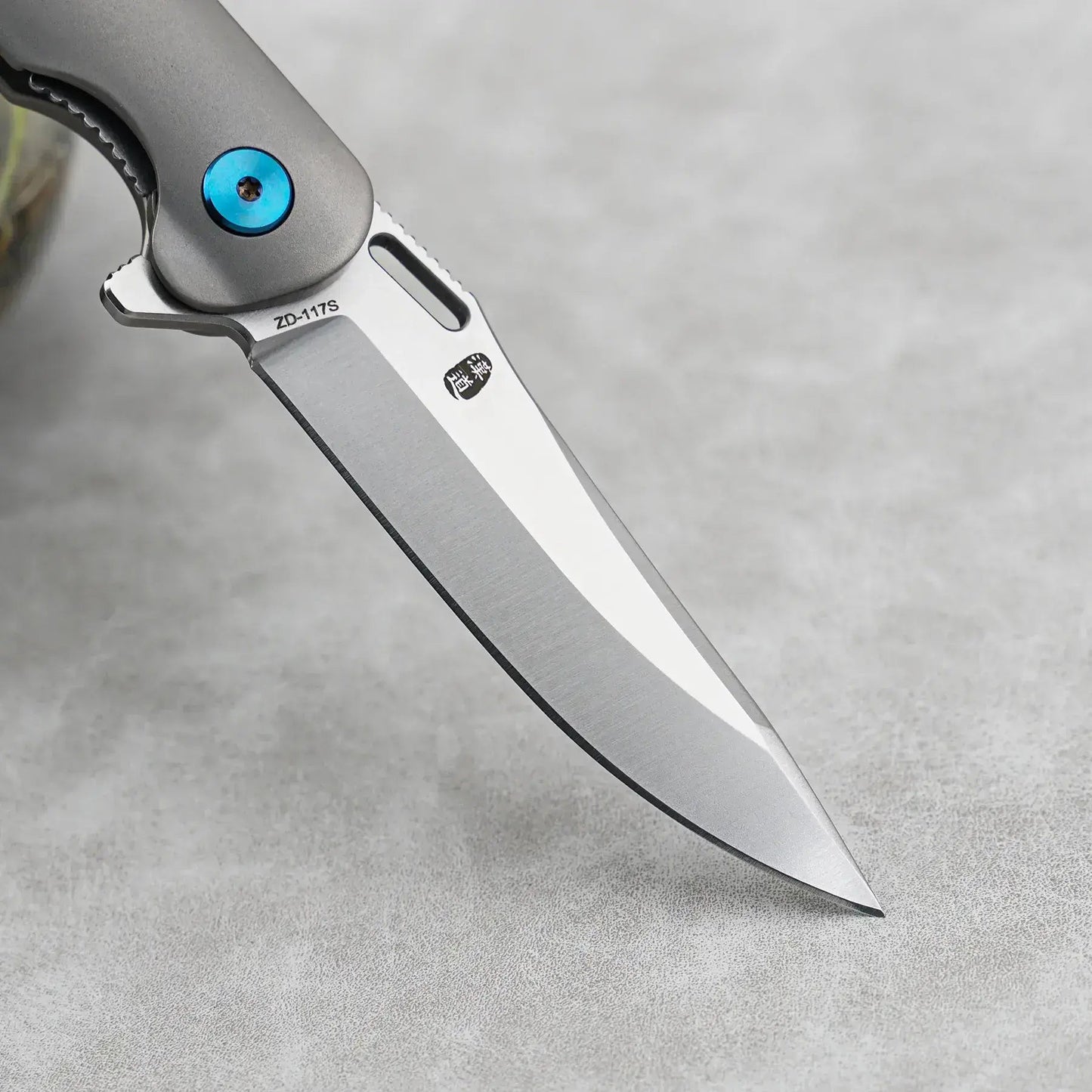 HX OUTDOORS VULCAN ZD-117S – 3.1" D2 Titanium Liner Lock Pocket Knife