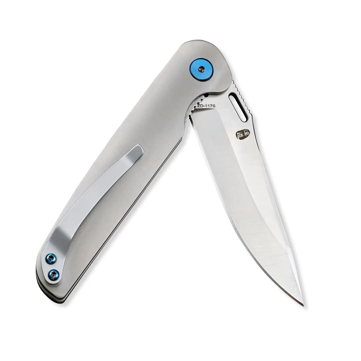 HX OUTDOORS VULCAN ZD-117S – 3.1" D2 Titanium Liner Lock Pocket Knife