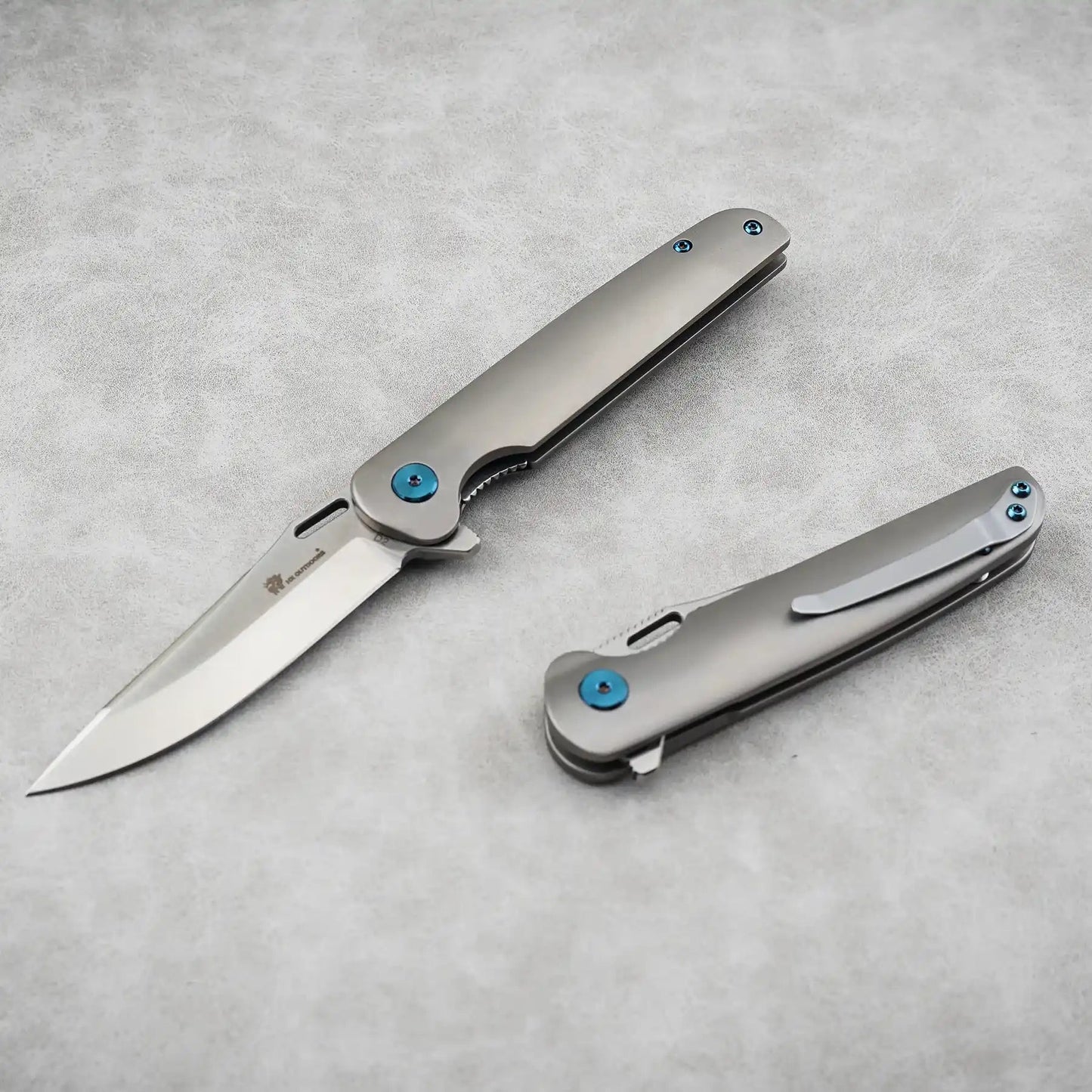 HX OUTDOORS VULCAN ZD-117S – 3.1" D2 Titanium Liner Lock Pocket Knife