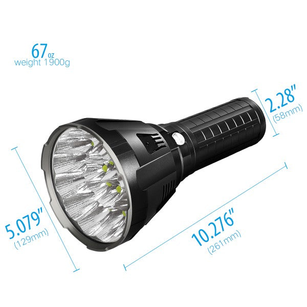 Imalent MS18 100,000 Lumen Flashlight x 18 CREE XHP 70.2 LED