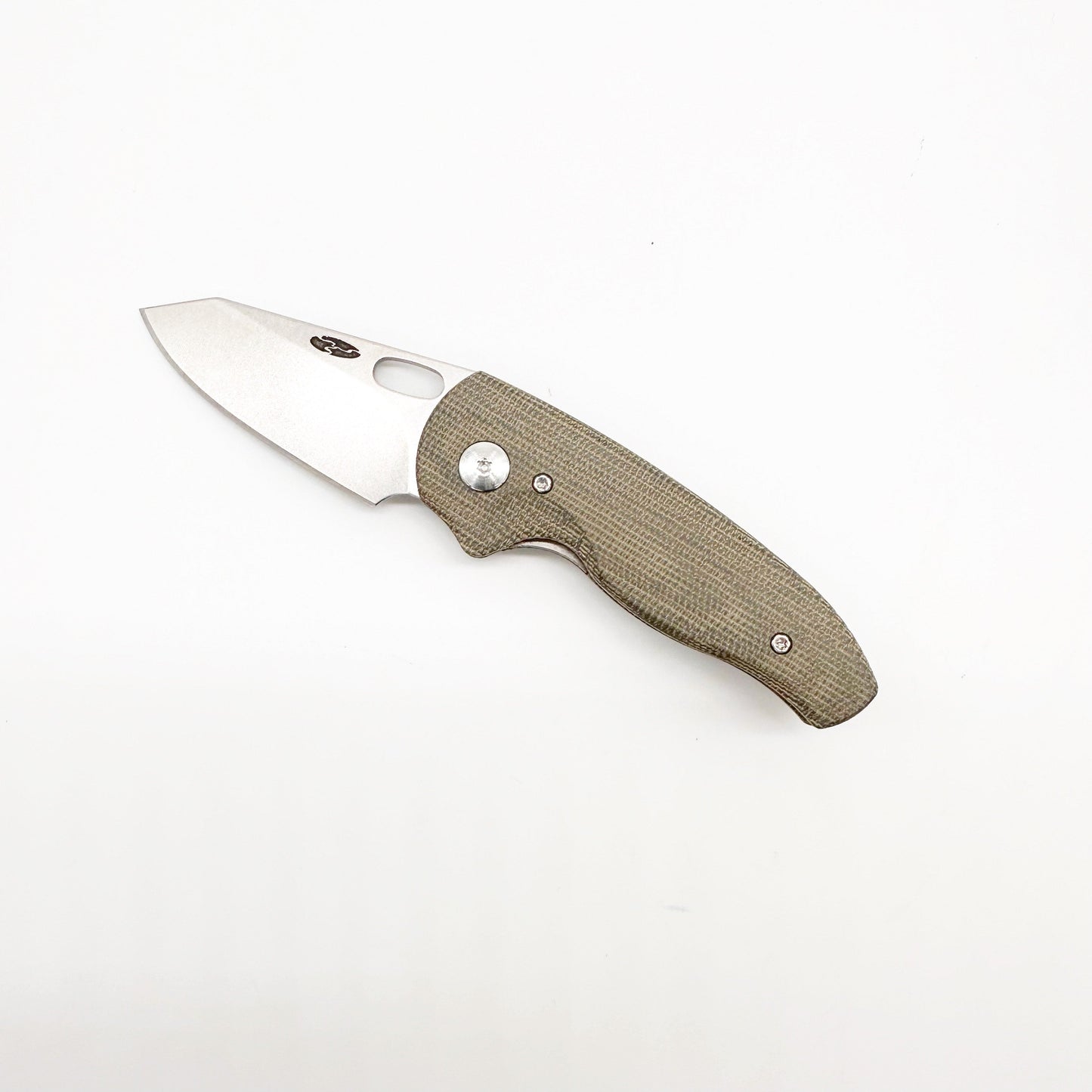 Three Rivers Mfg Holey Nerd OD Green Micarta 3D Handles 2.2in Magnacut Blade
